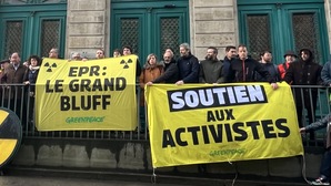 Après une intrusion dans la centrale nucléaire de Flamanville, Greenpeace assume devant la justice  vouloir "jouer avec les règles du jeu du débat de société"